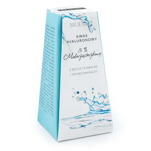 BIOETIQ Kwas hialuronowy 3 % z woda termalną i Prowitaminą B5