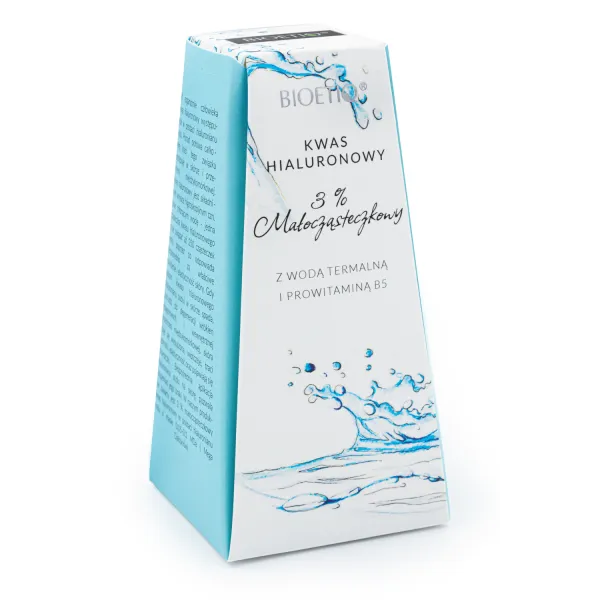 BIOETIQ Kwas hialuronowy 3 % z woda termalną i Prowitaminą B5