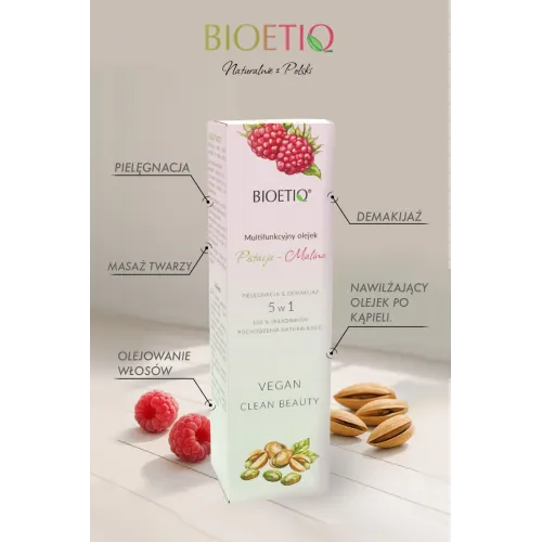 Multifunkcyjny olejek  PISTACJA-MALINA PIELĘGNACJA & DEMAKIJAŻ 5 w 1